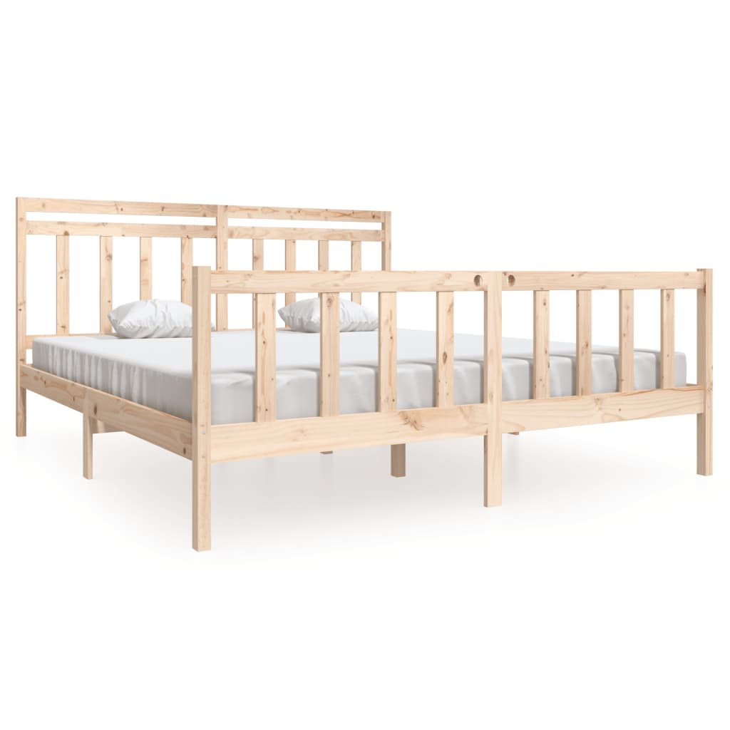 Cadre de lit sans matelas bois massif - XIOS