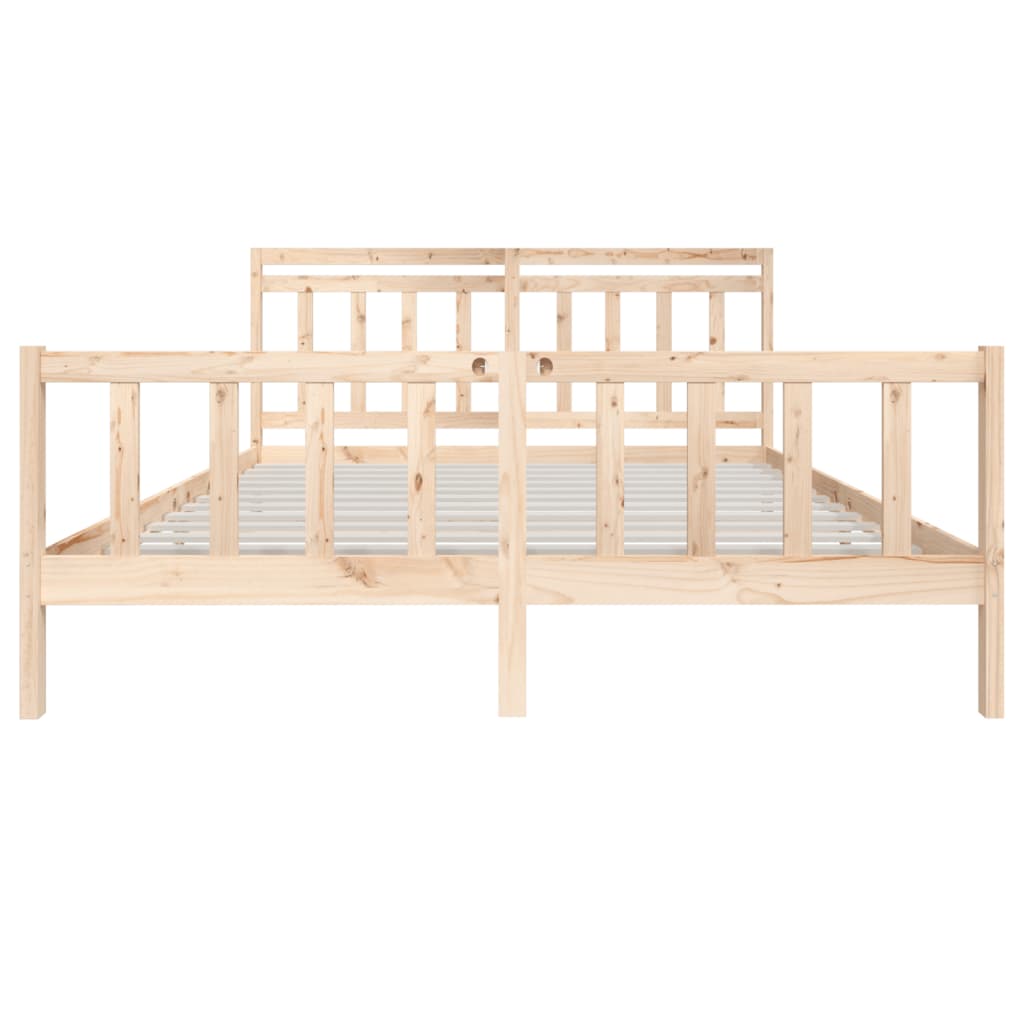 Cadre de lit sans matelas bois massif - XIOS