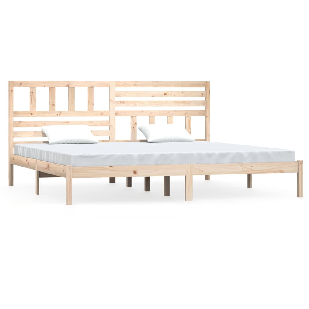 Cadre de lit sans matelas 180x200 cm bois massif de pin - XIOS