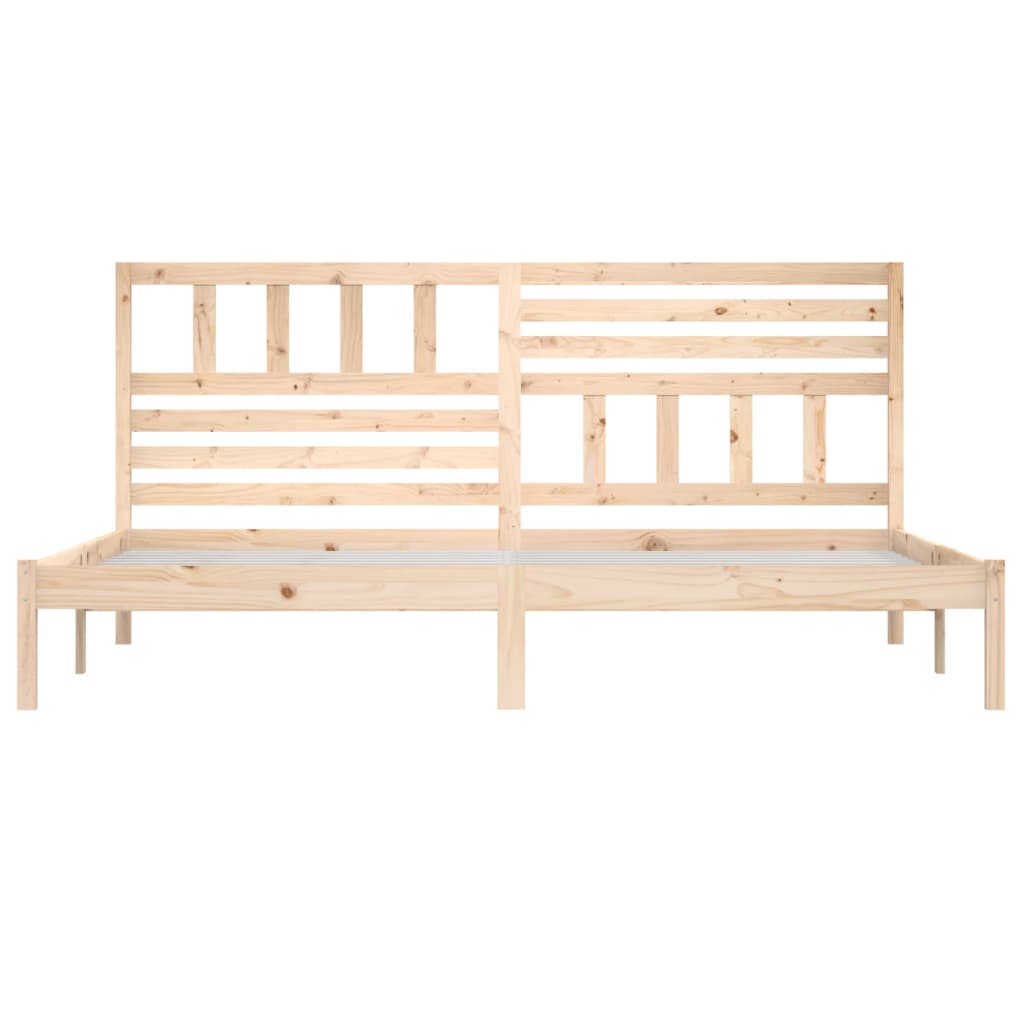 Cadre de lit sans matelas bois massif de pin 200x200 cm - XIOS