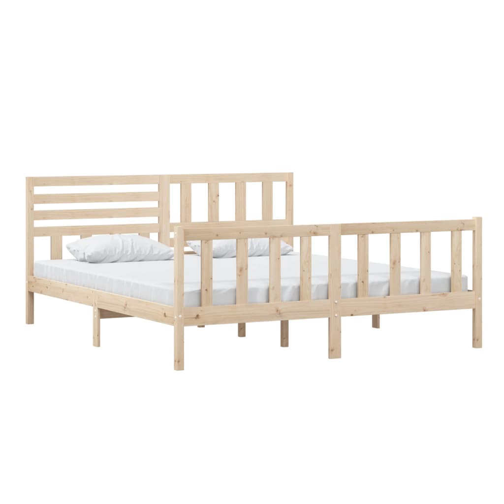 Cadre de lit sans matelas bois massif - XIOS