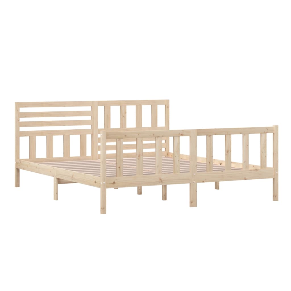 Cadre de lit sans matelas bois massif - XIOS