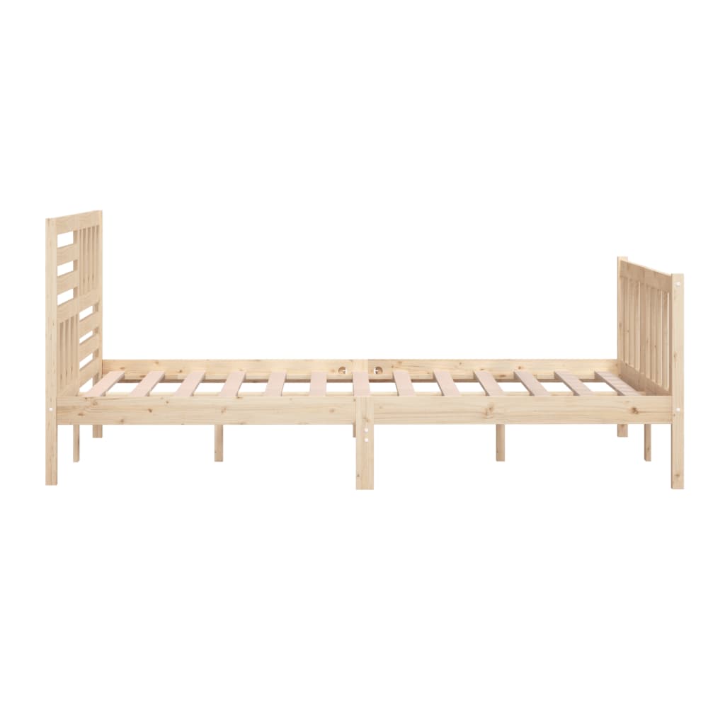 Cadre de lit sans matelas bois massif - XIOS