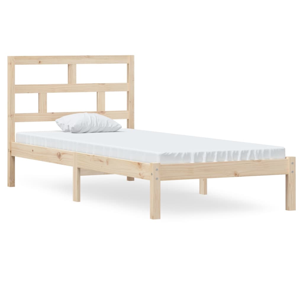 Cadre de lit sans matelas bois massif 90x200 cm - XIOS