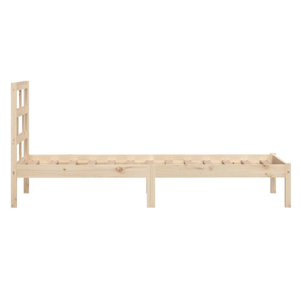 Cadre de lit sans matelas bois massif 90x200 cm - XIOS