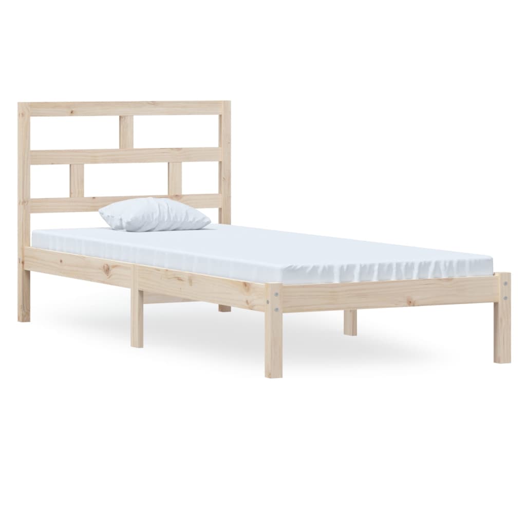 Cadre de lit sans matelas bois massif 100x200 cm - XIOS