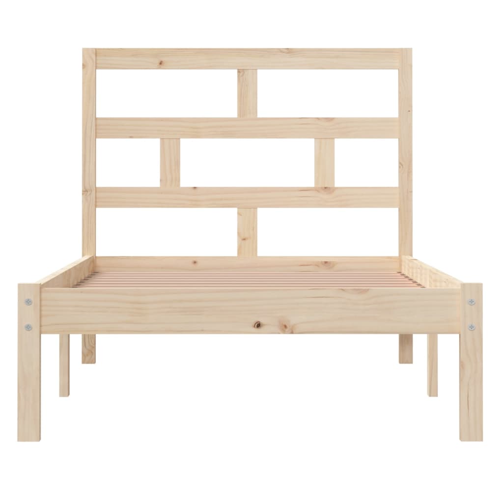 Cadre de lit sans matelas bois massif 100x200 cm - XIOS