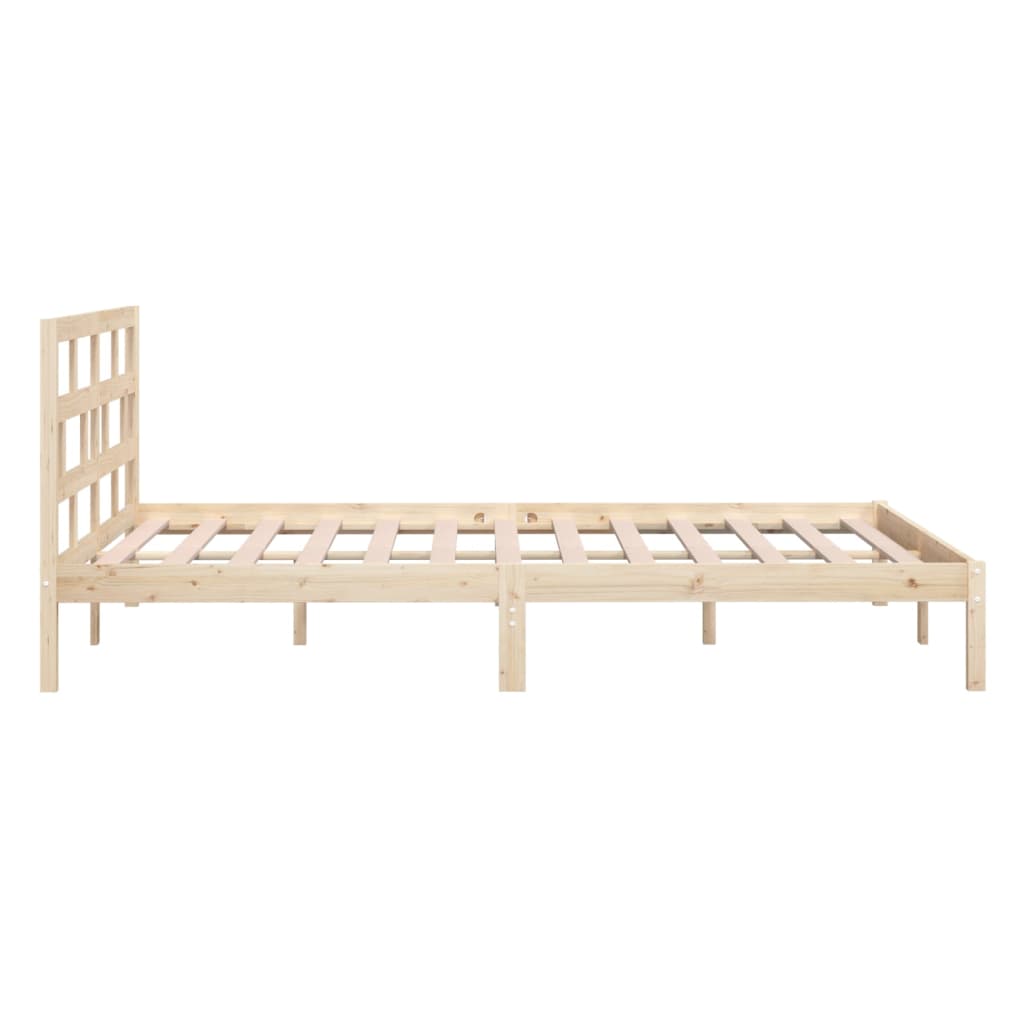 Cadre de lit sans matelas bois massif 120x200 cm - XIOS