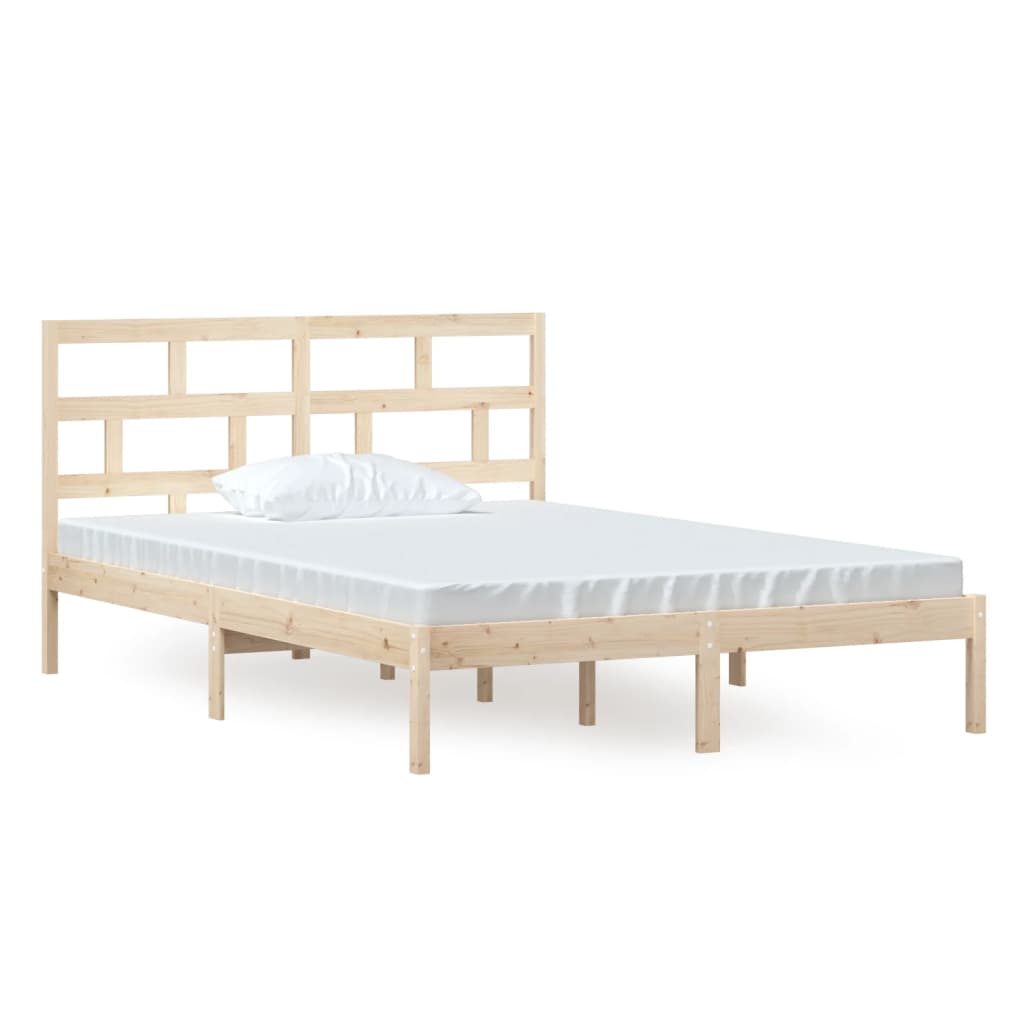Cadre de lit sans matelas bois massif 140x200 cm - XIOS