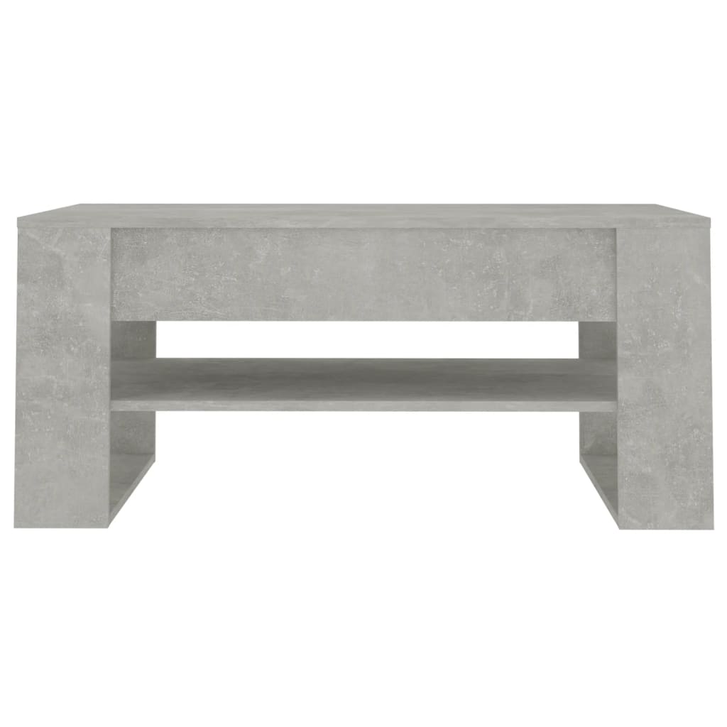 Table basse Gris béton 102x55x45 cm Bois d'ingénierie - XIOS