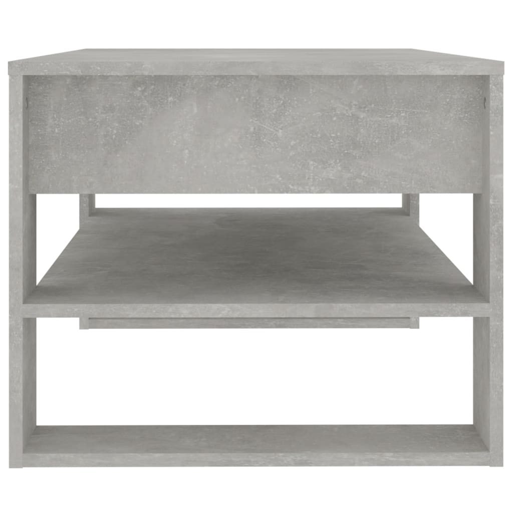 Table basse Gris béton 102x55x45 cm Bois d'ingénierie - XIOS