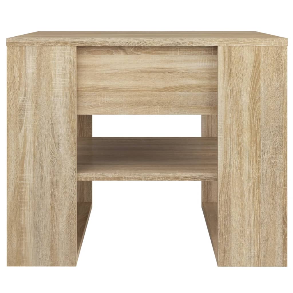 Table basse chêne sonoma 55,5x55x45 cm bois d'ingénierie - XIOS