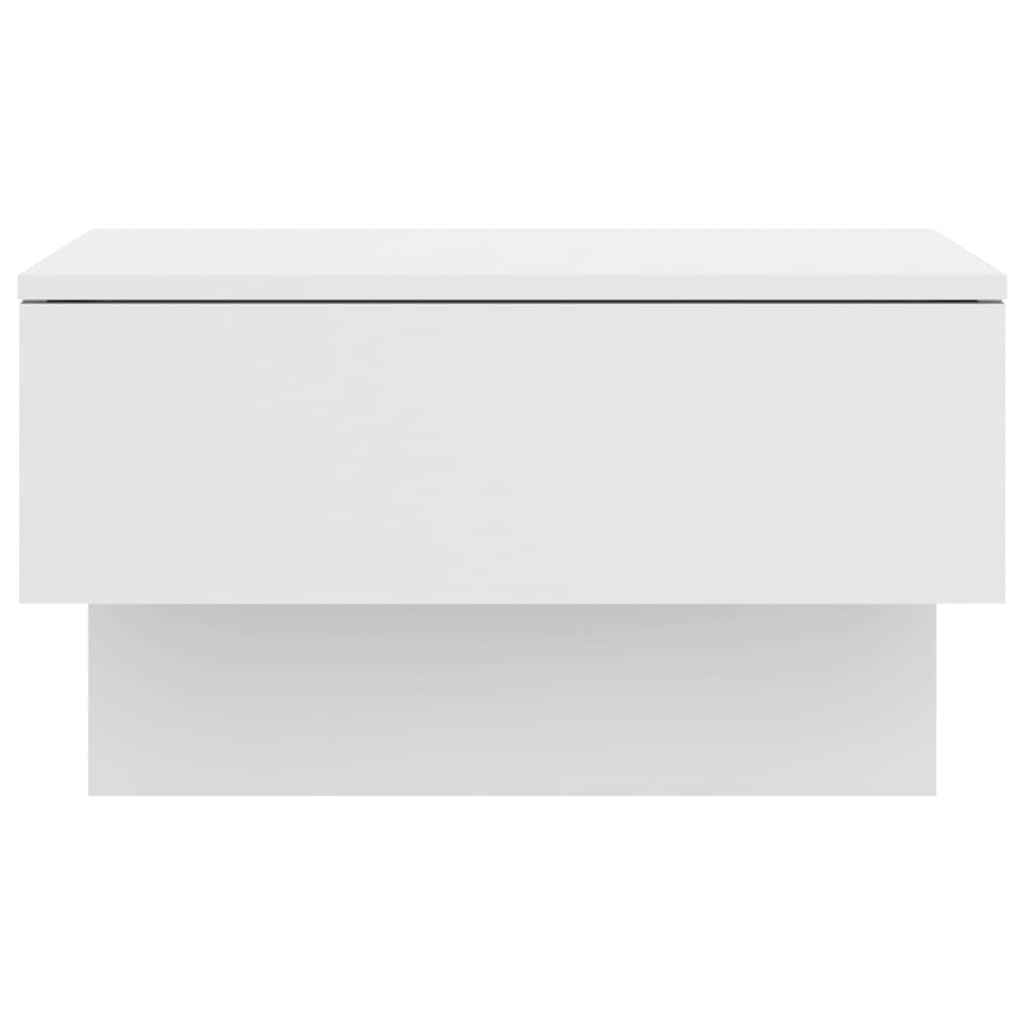 Tables de chevet murales 2 pcs Blanc brillant - XIOS