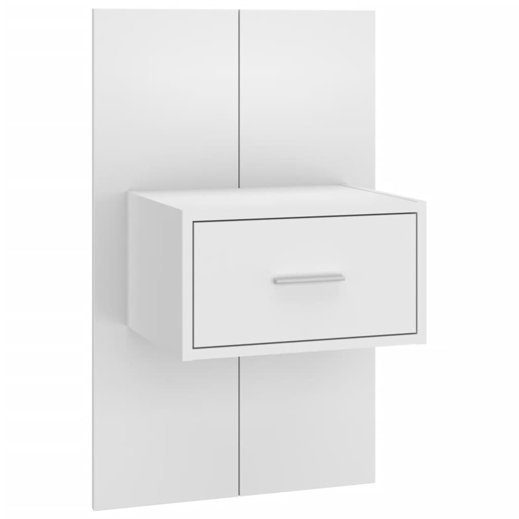 Tables de chevet murales 2 pcs Blanc - XIOS