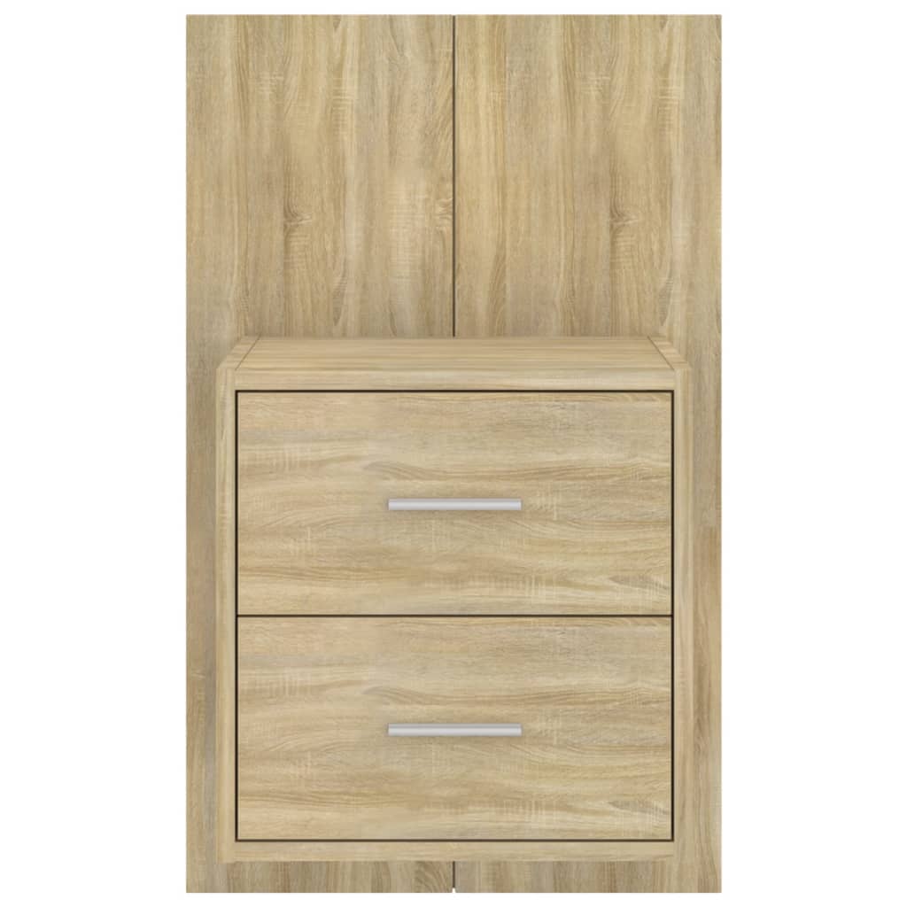 Tables de chevet murales 2 pcs Chêne sonoma - XIOS