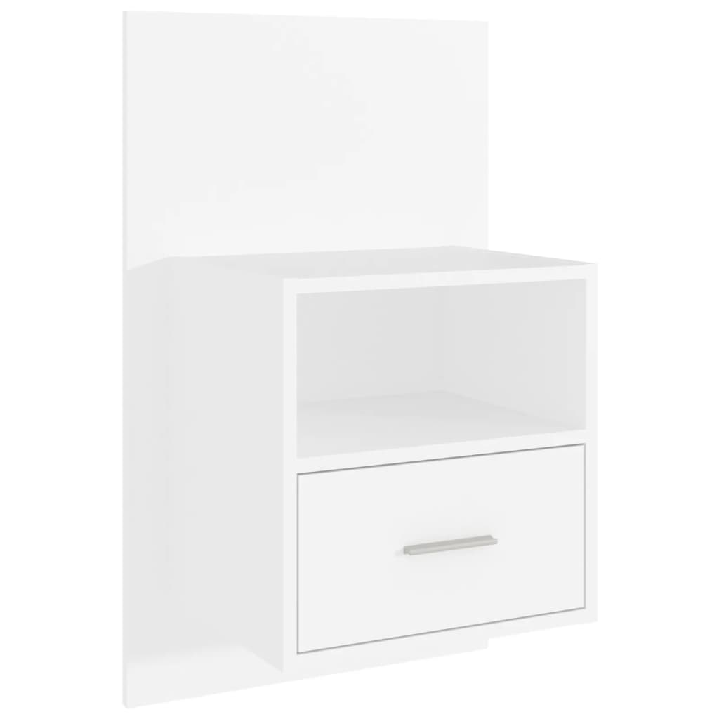 Tables de chevet murales 2 pcs Blanc - XIOS