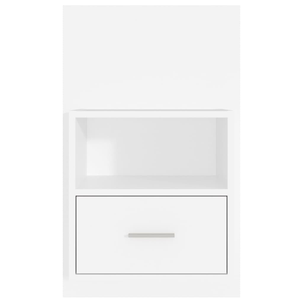 Tables de chevet murales 2 pcs Blanc - XIOS