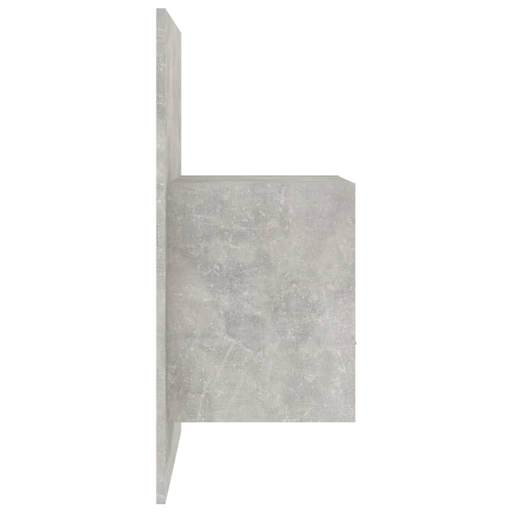 Tables de chevet murales 2 pcs Gris béton - XIOS