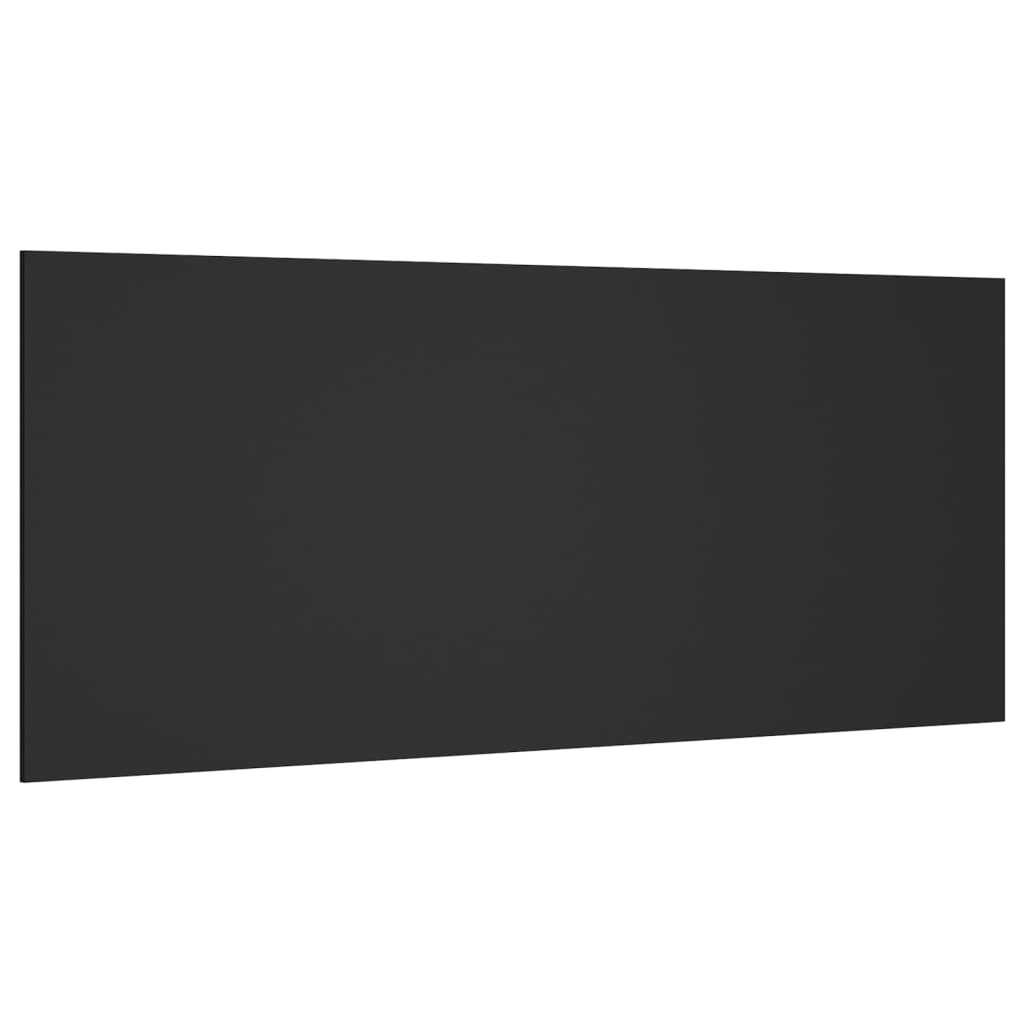 Tête de lit Noir 200x1,5x80 cm Bois d'ingénierie - XIOS