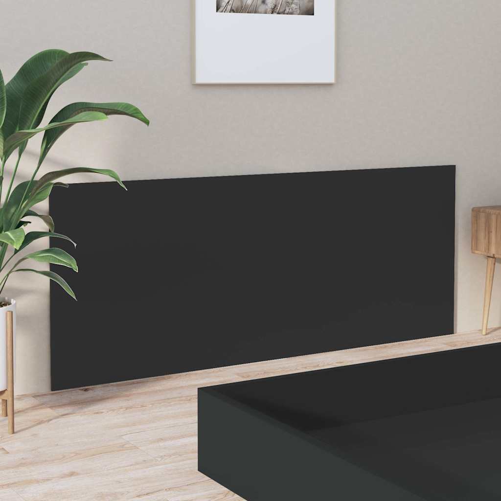Tête de lit Noir 200x1,5x80 cm Bois d'ingénierie - XIOS