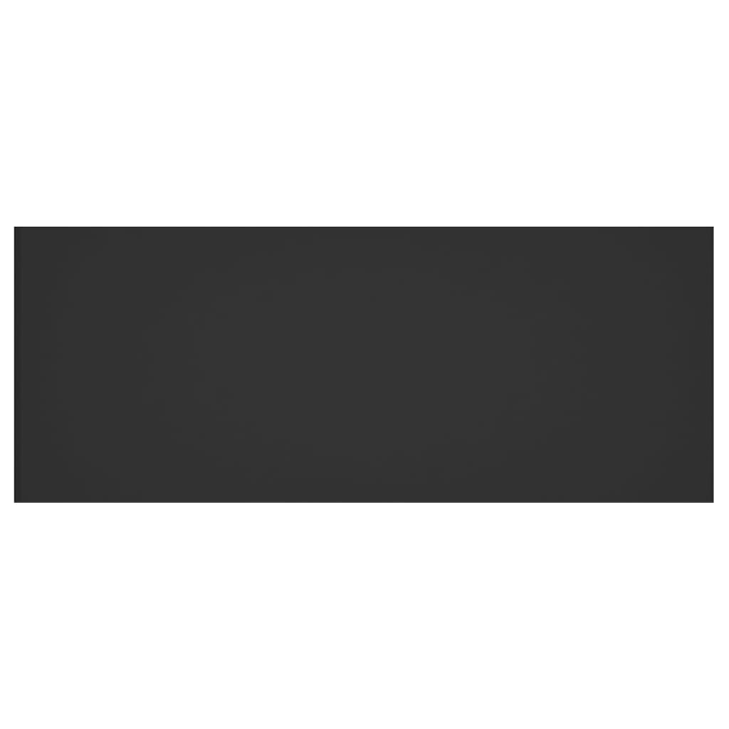 Tête de lit Noir 200x1,5x80 cm Bois d'ingénierie - XIOS