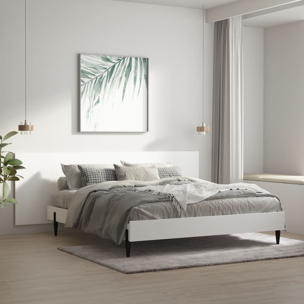 Tête de lit murale Blanc 240x1,5x80 cm Bois d'ingénierie - XIOS