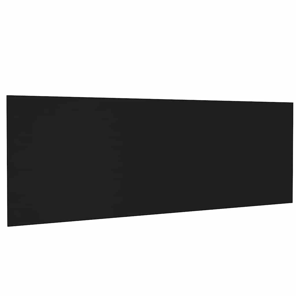Tête de lit murale Noir 240x1,5x80 cm Bois d'ingénierie - XIOS