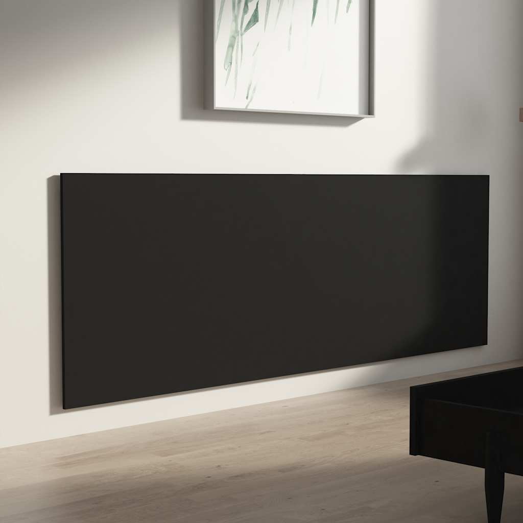 Tête de lit murale Noir 240x1,5x80 cm Bois d'ingénierie - XIOS