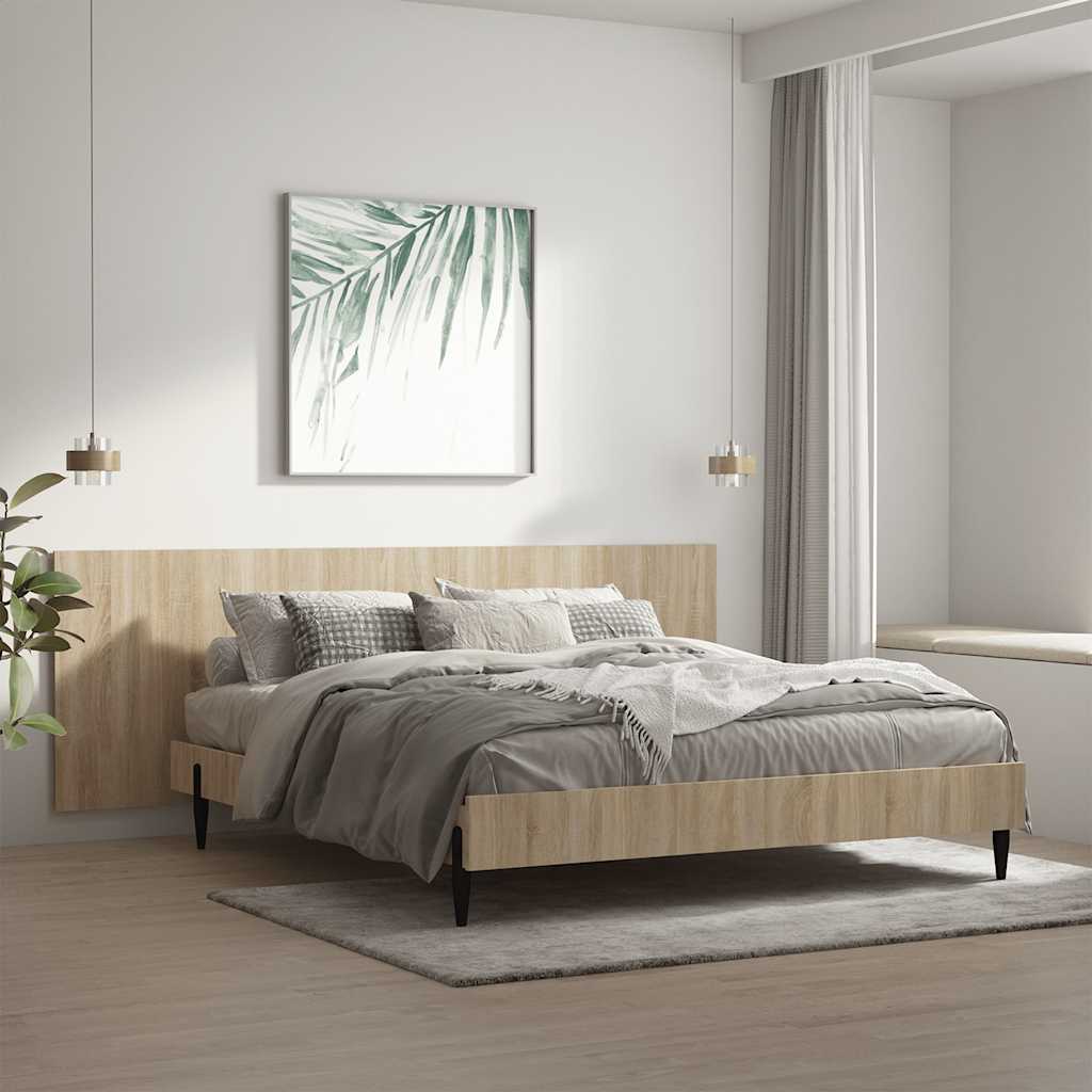 Tête de lit murale Chêne sonoma 240x1,5x80 cm Bois d'ingénierie - XIOS