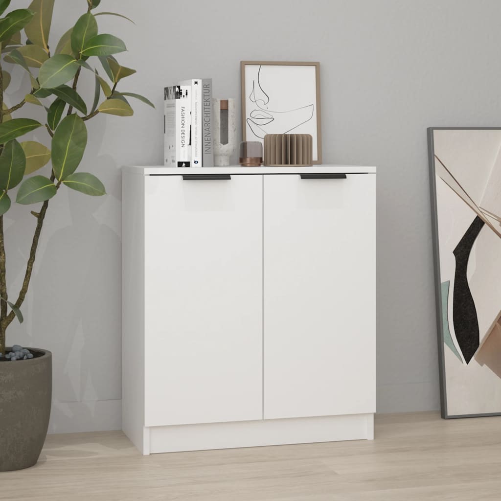 Buffet Blanc 60x30x70 cm Bois d'ingénierie - XIOS