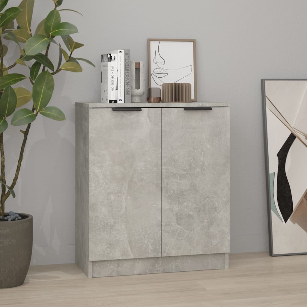 Buffet Gris béton 60x30x70 cm Bois d'ingénierie - XIOS