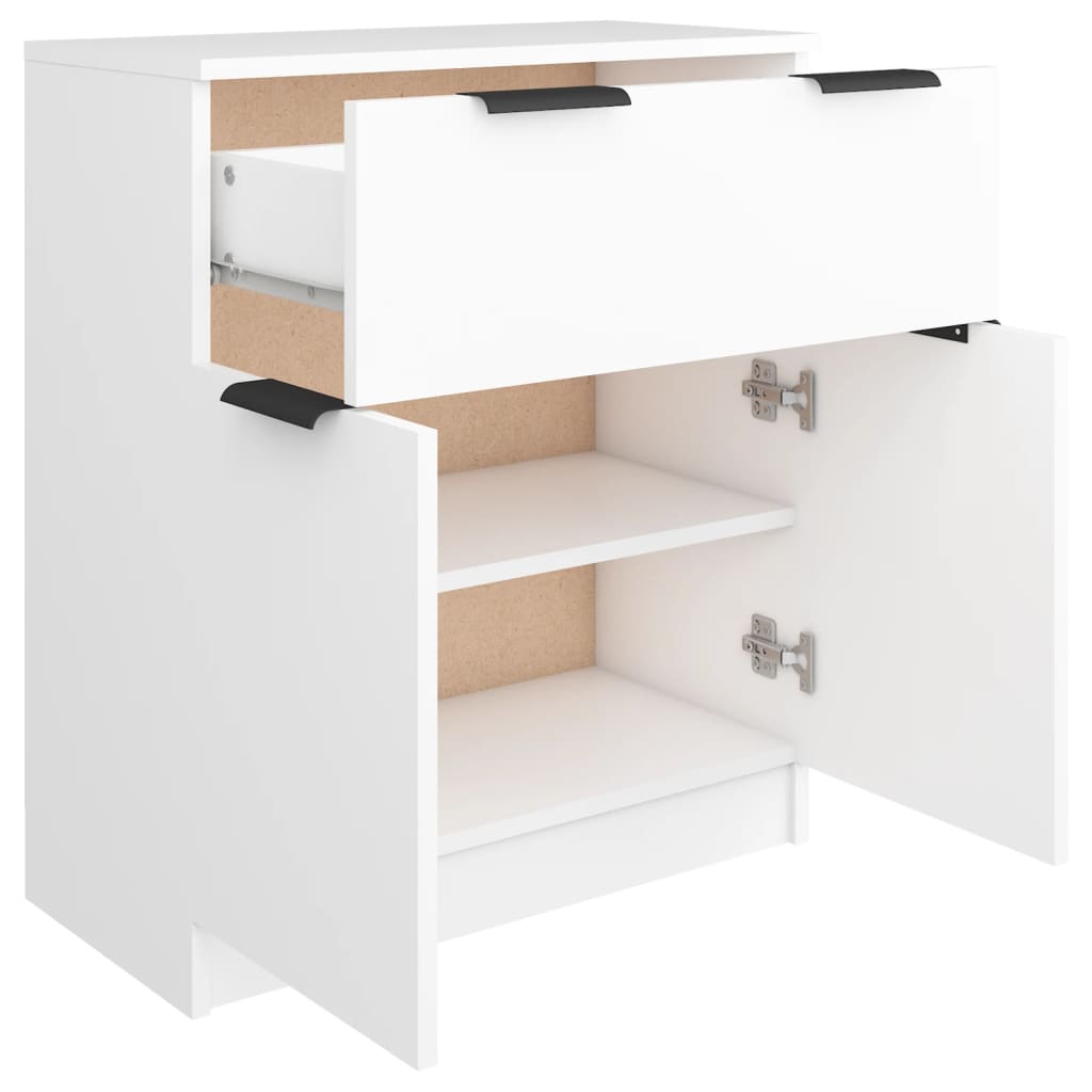 Buffet Blanc 60x30x70 cm Bois d'ingénierie - XIOS