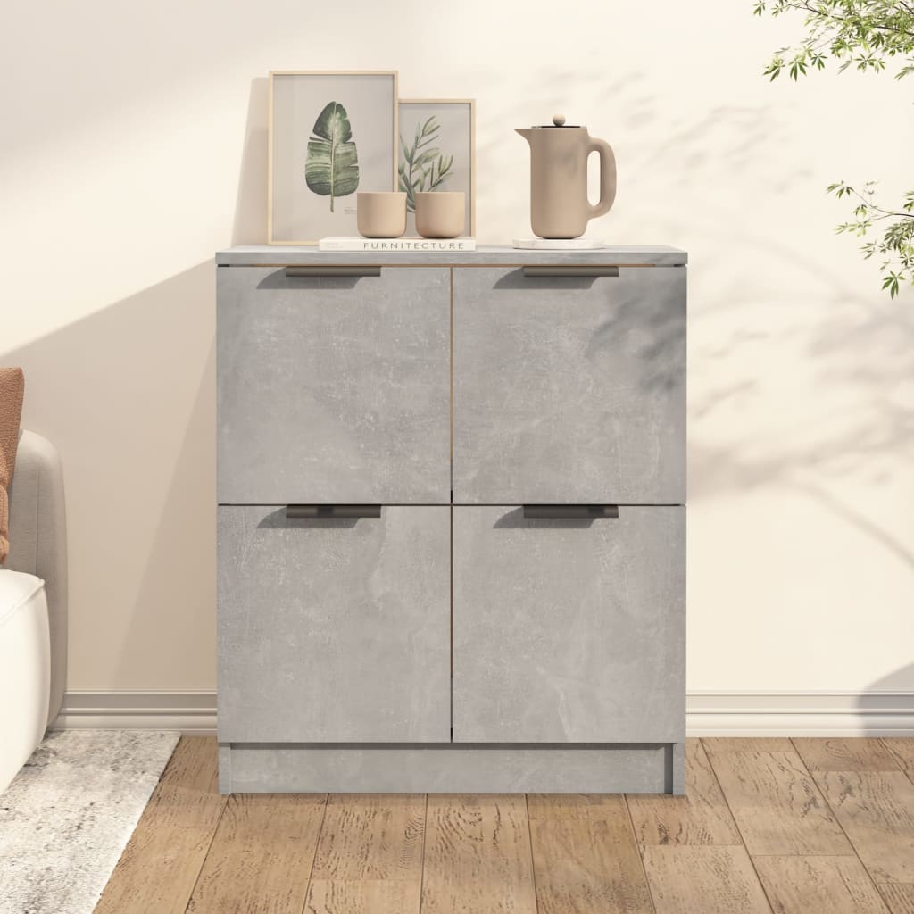 Buffet Gris béton 60x30x70 cm Bois d'ingénierie - XIOS