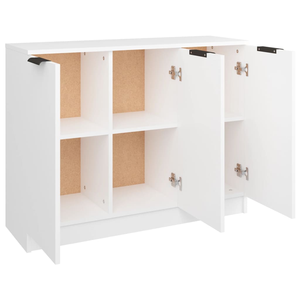 Buffet Blanc 90,5x30x70 cm Bois d'ingénierie - XIOS