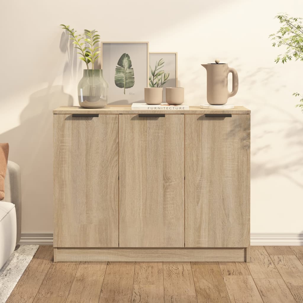 Buffet Chêne sonoma 90,5x30x70 cm Bois d'ingénierie - XIOS