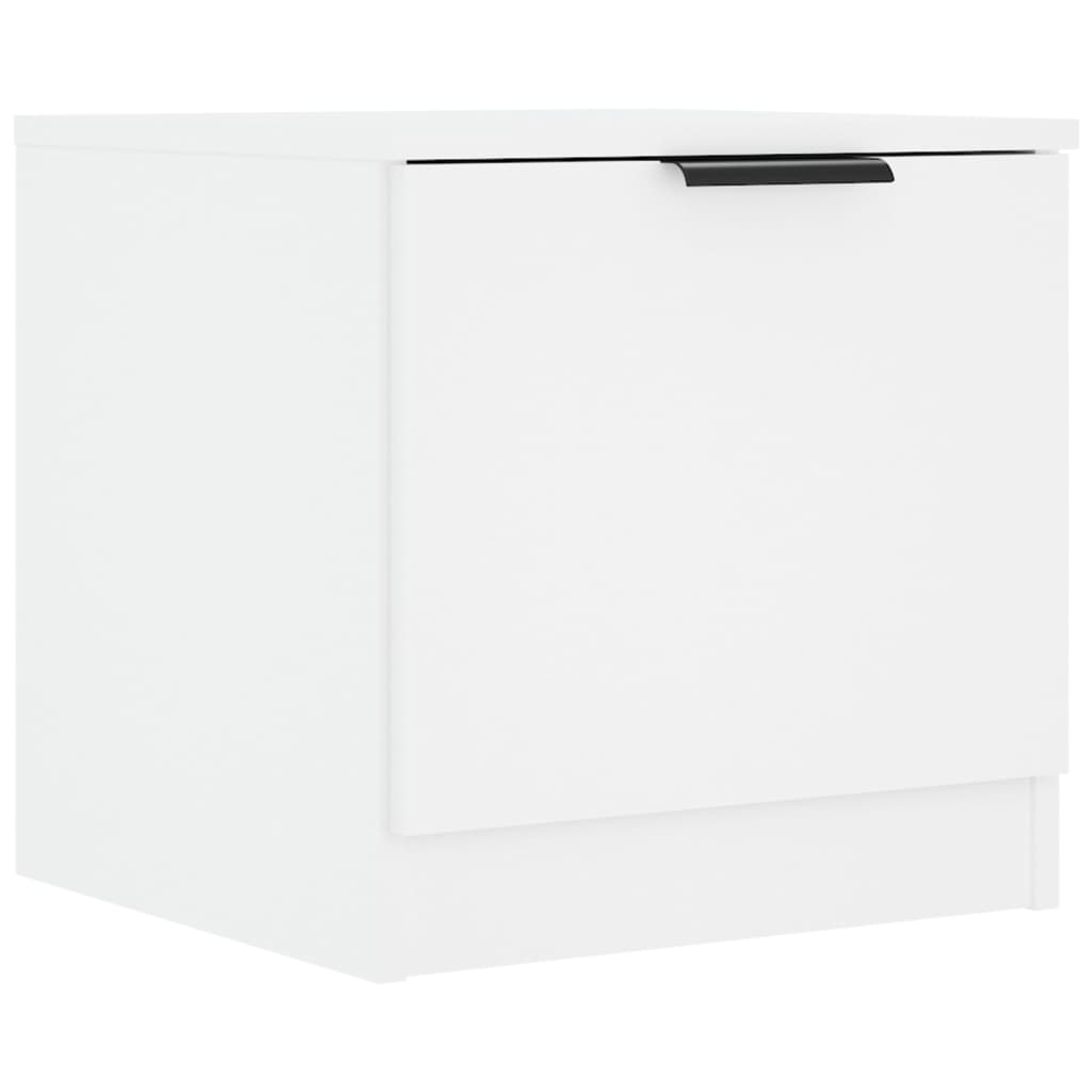 Tables de chevet 2 pcs Blanc 40x39x40 cm - XIOS