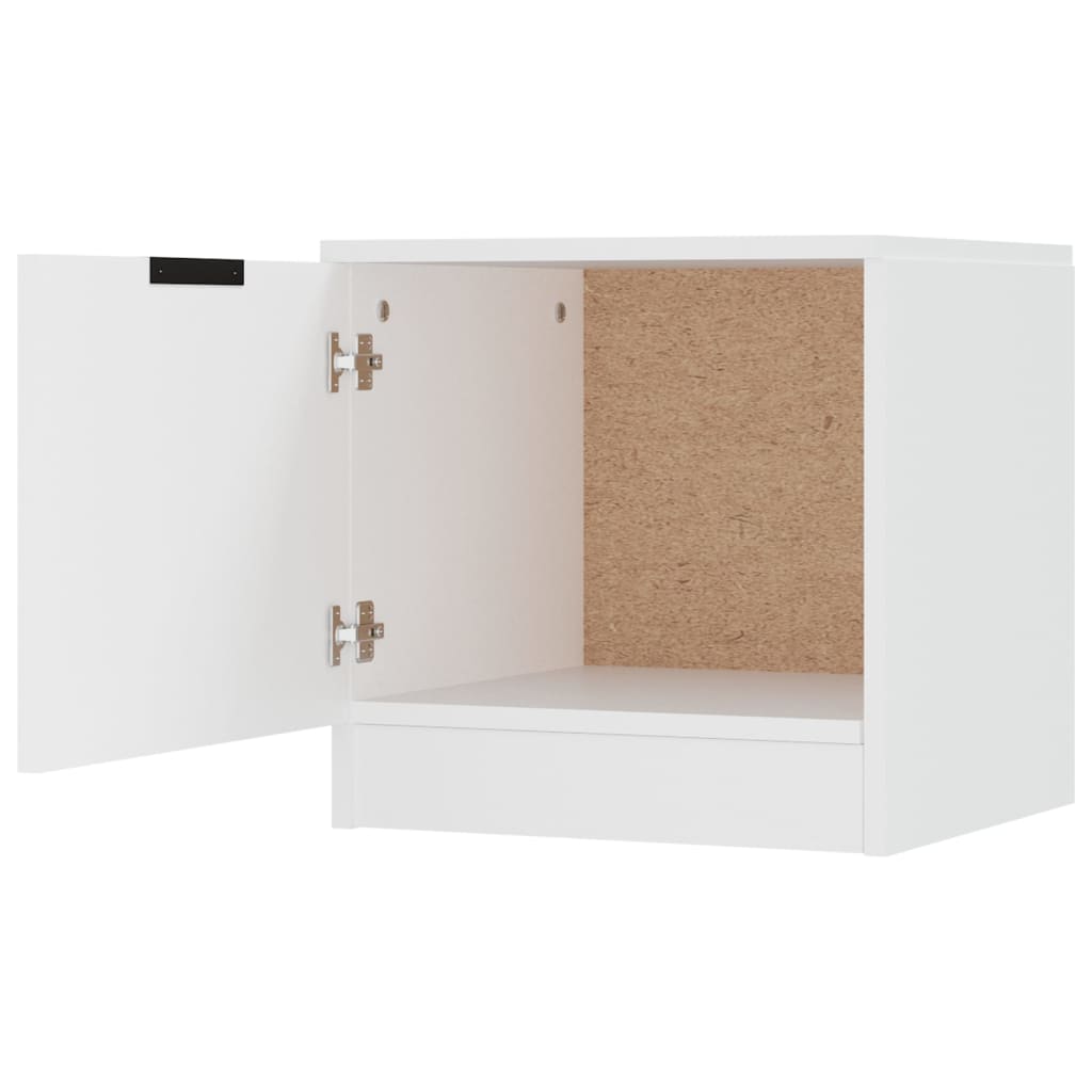 Tables de chevet 2 pcs Blanc 40x39x40 cm - XIOS