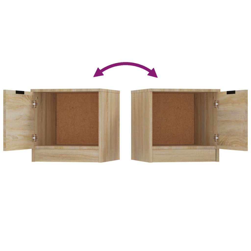 Tables de chevet 2 pcs Chêne sonoma 40x39x40 cm - XIOS