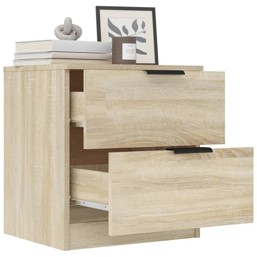 Tables de chevet 2 pcs Chêne Sonoma Bois d'ingénierie - XIOS