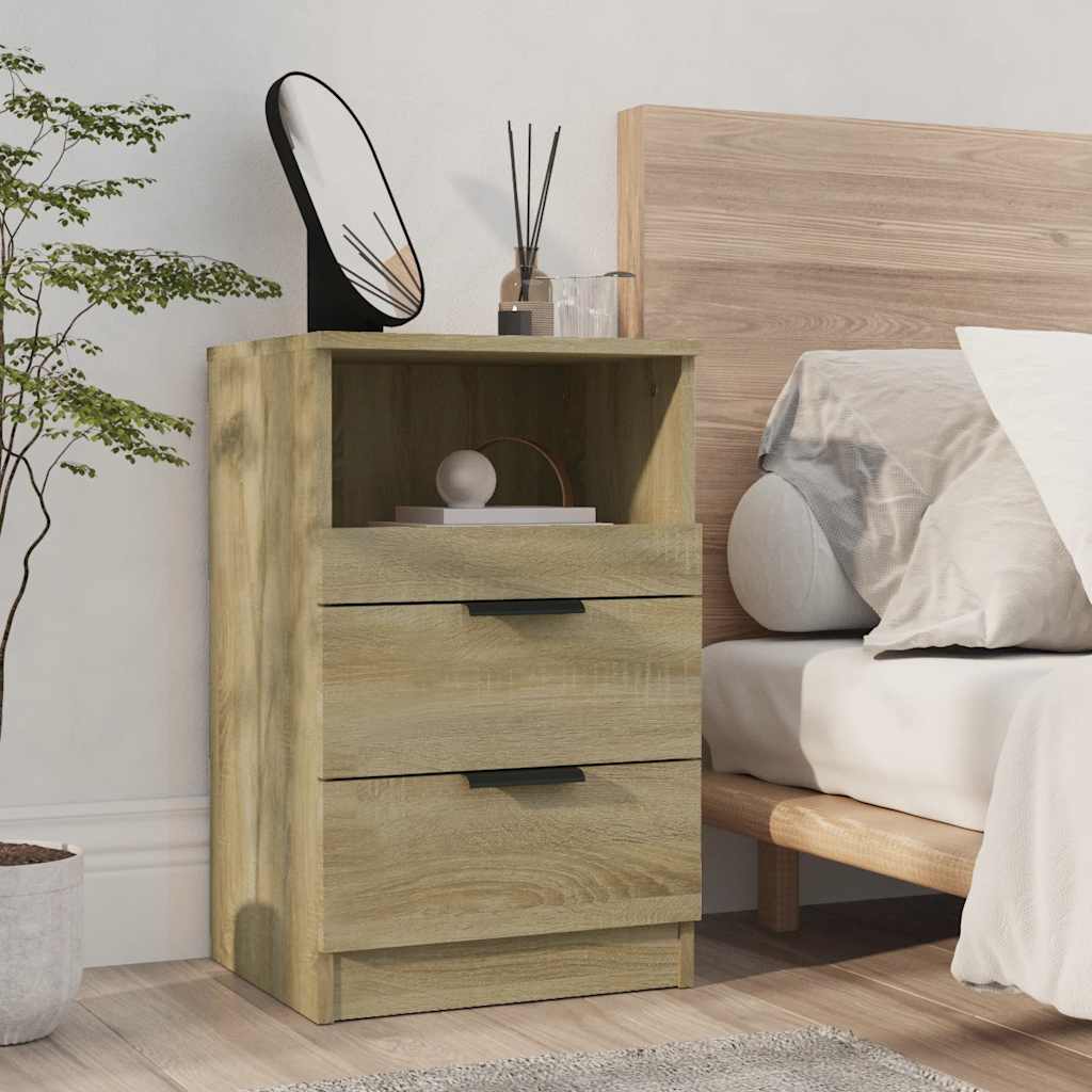 Tables de chevet 2 pcs Chêne Sonoma Bois d'ingénierie - XIOS