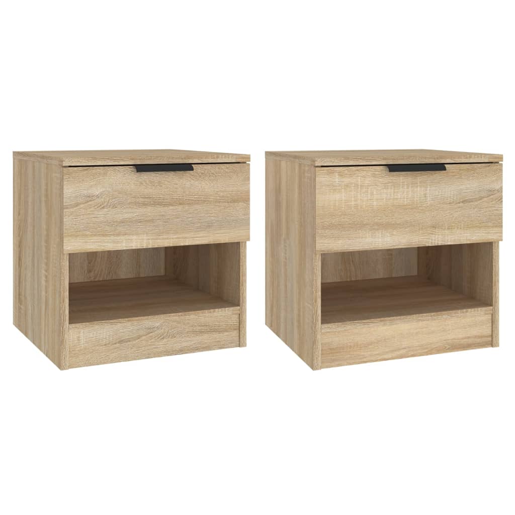 Tables de chevet 2 pcs Chêne Sonoma Bois d'ingénierie - XIOS