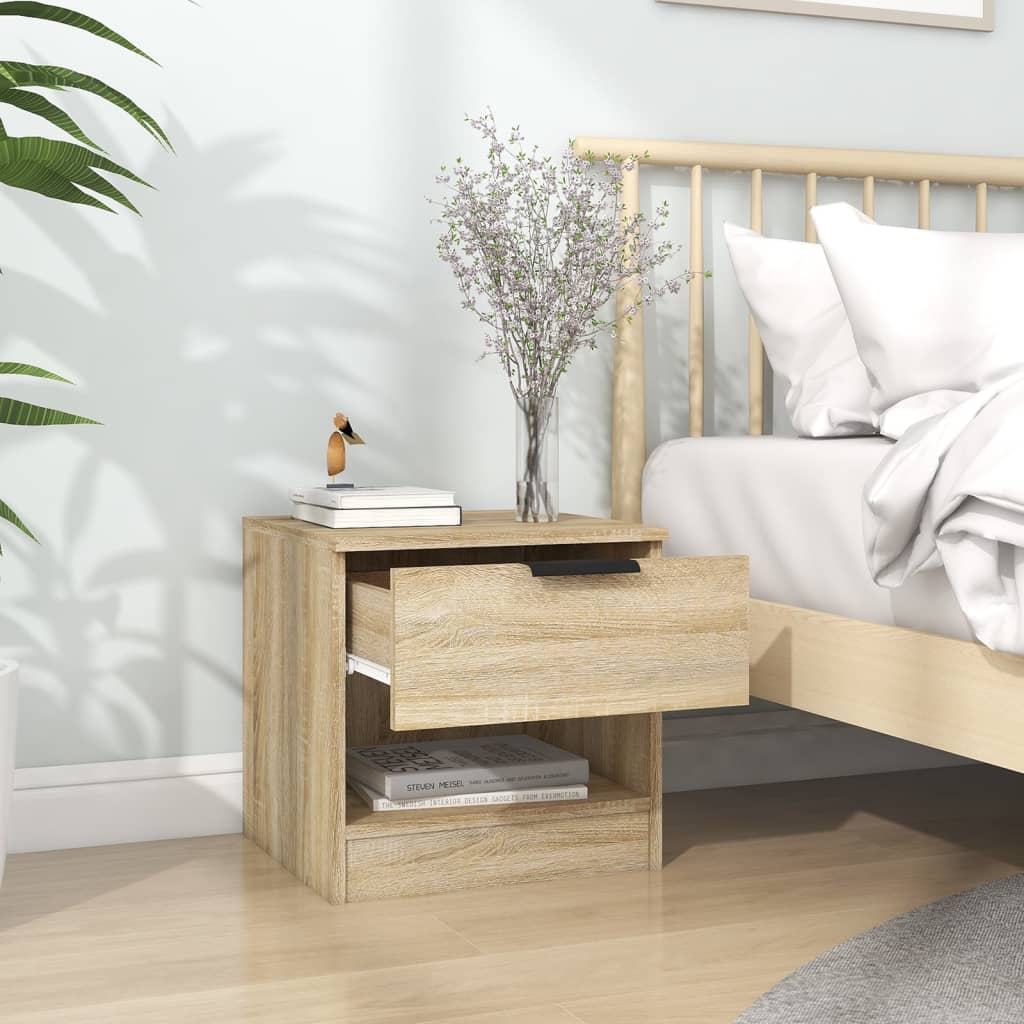 Tables de chevet 2 pcs Chêne Sonoma Bois d'ingénierie - XIOS
