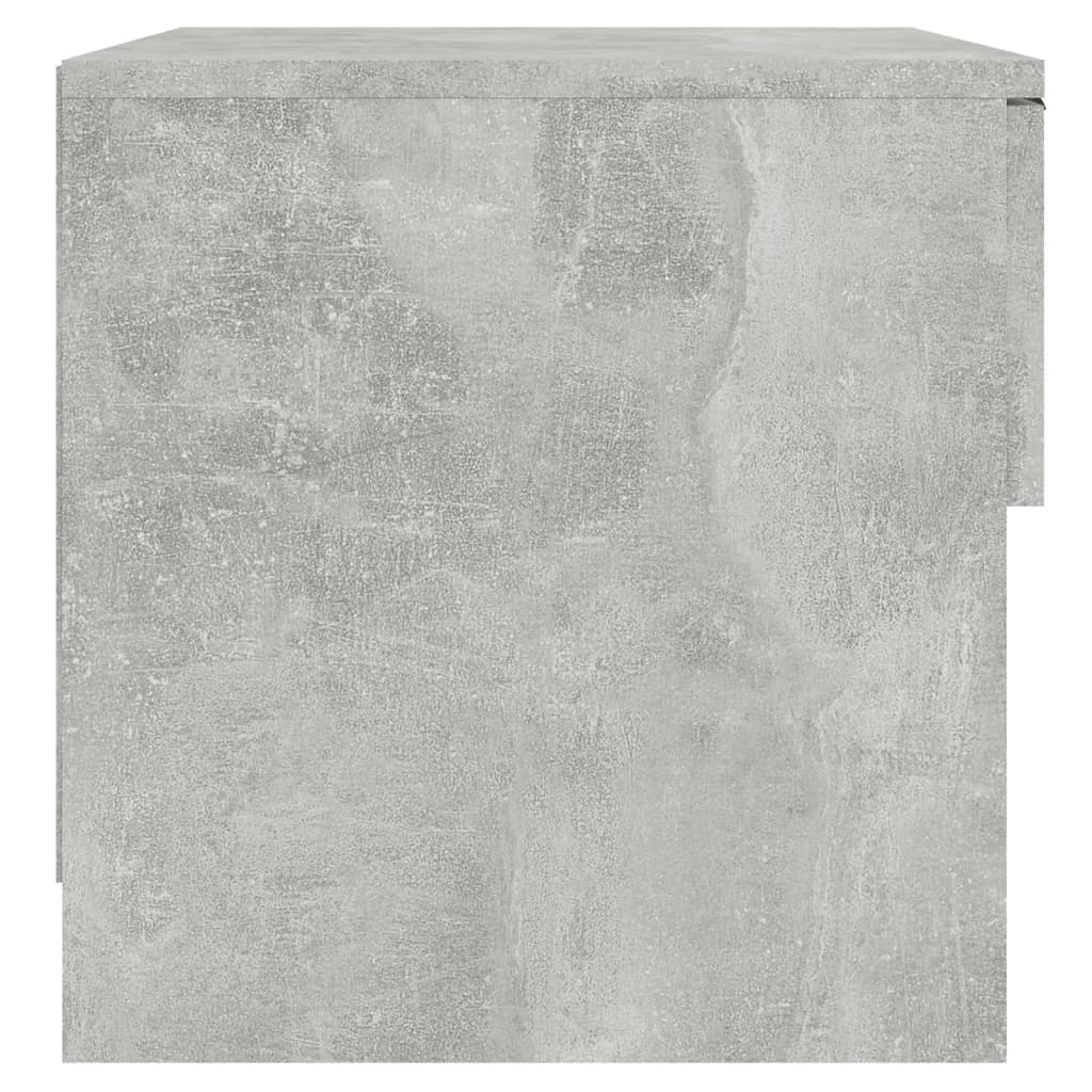 Tables de chevet 2 pcs Gris béton Bois d'ingénierie - XIOS