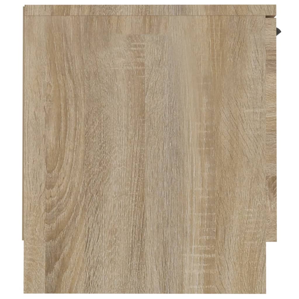 Meuble TV Chêne Sonoma 140x35x40 cm Bois d'ingénierie - XIOS