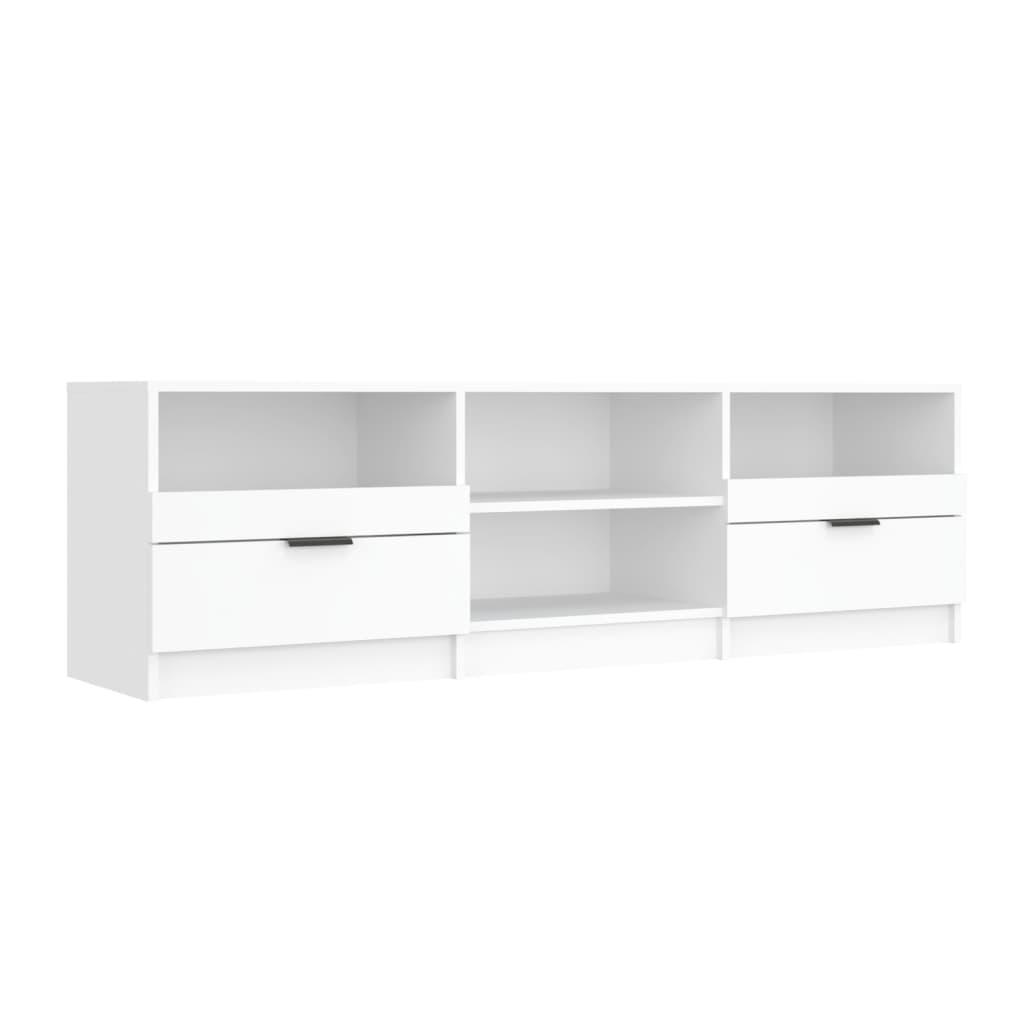 Meuble TV Blanc 150x33,5x45 cm Bois d'ingénierie - XIOS