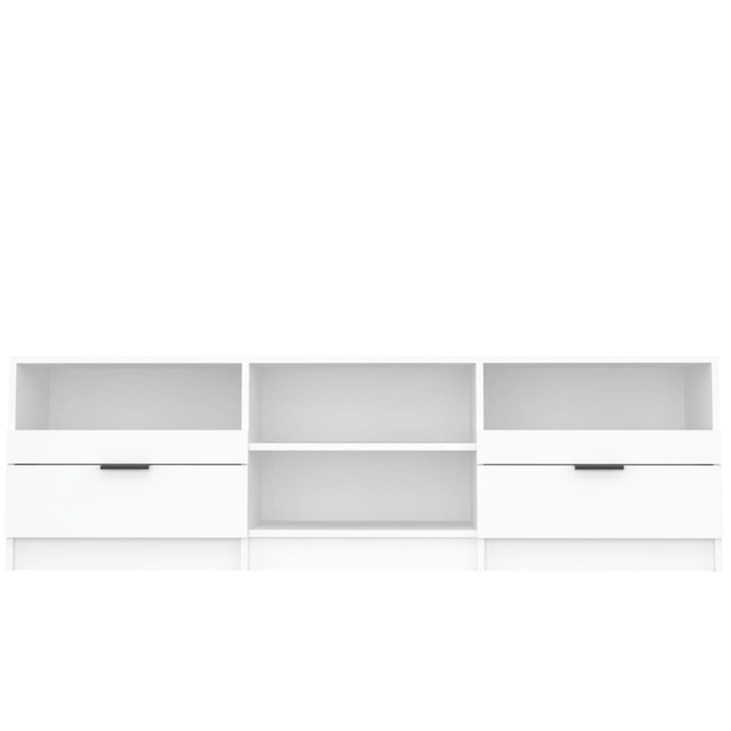 Meuble TV Blanc 150x33,5x45 cm Bois d'ingénierie - XIOS