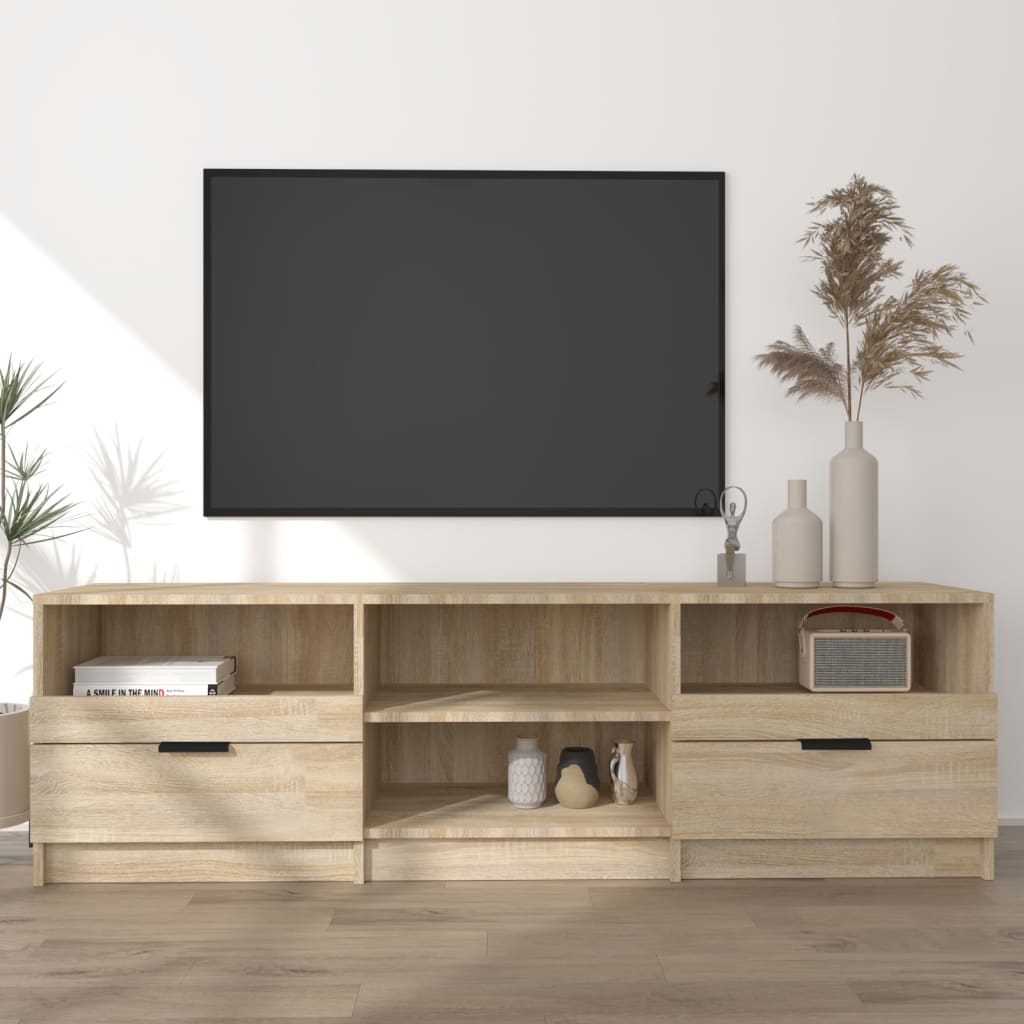 Meuble TV Chêne sonoma 150x33,5x45 cm Bois d'ingénierie - XIOS