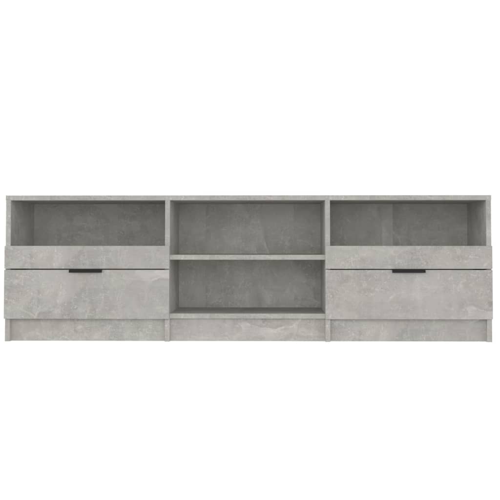 Meuble TV Gris béton 150x33,5x45 cm Bois d'ingénierie - XIOS