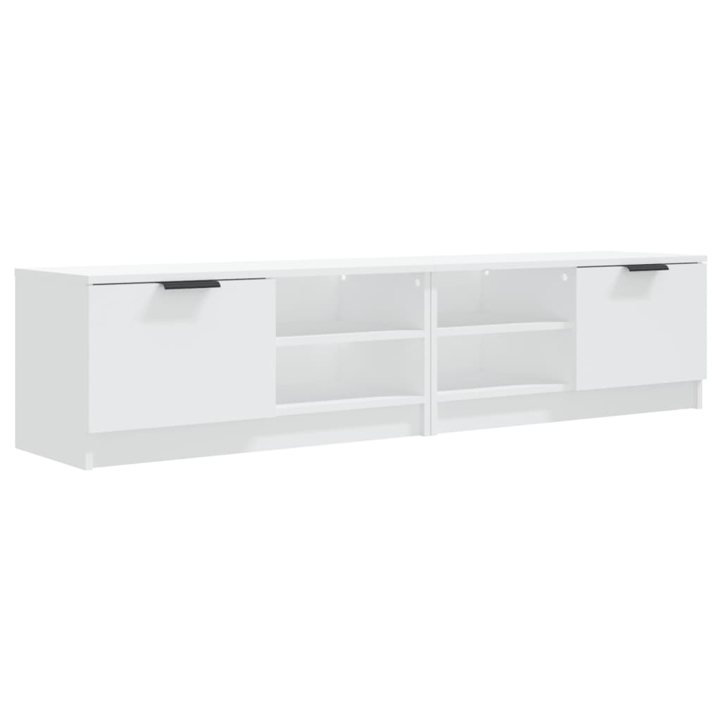 Meubles TV 2 pcs Blanc 80x35x36,5 cm Bois d'ingénierie - XIOS
