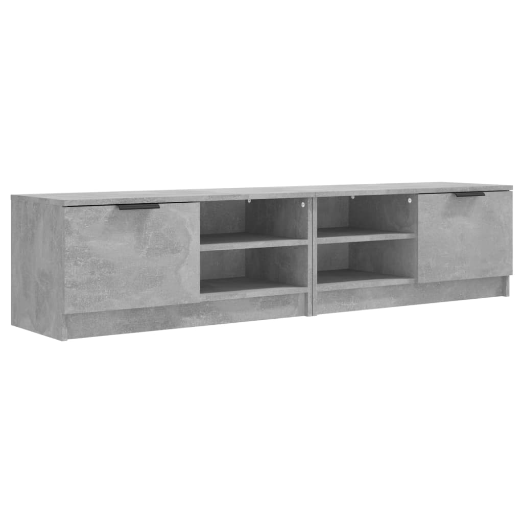 Meubles TV 2 pcs Gris béton 80x35x36,5 cm Bois d'ingénierie - XIOS